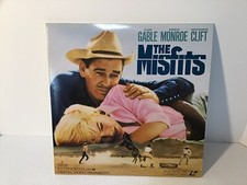 THE MISFITS Laserdisc GABLE MONROE CLIFT 2 disc extended play