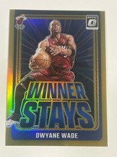 Dwayne Wade 2025 Donruss Optic Winner Stays Gold Prizm 8/10 Panini Miami Heat