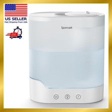 Sponvatt Humidifiers for Bedroom Home,2.5L Top Fill Cool Mist Air Humidifier for