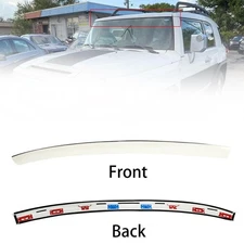 For Toyota FJ Cruiser 07-14 Upper Outer Moulding Trim Front Top Windshield White