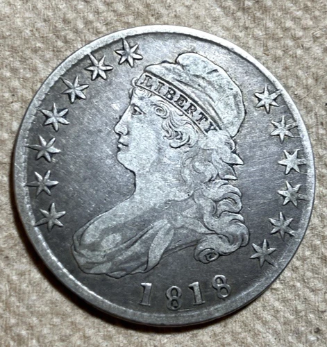 1818-P Capped Bust Half Dollar — photo from another recent sale