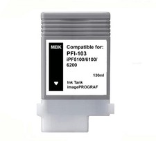 PFI-103 Mbk Matte Black Ink Tank for Canon iPF 5100 6100 6200 IPF103-MBK