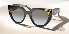 PRADA PR 14WS 3890A7 Black Medium Tortoise Grey Gradient 52 m Women's Sunglasses