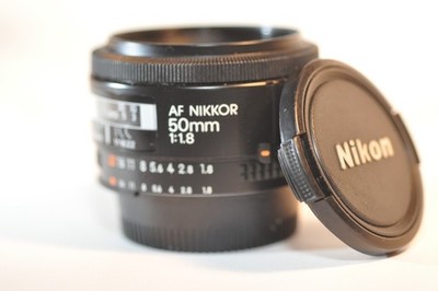 Nikon AF Nikkor 50mm f/1.8 PRIME FX lens NICE for F5 FM2 F100 D750 DF D850 D7200