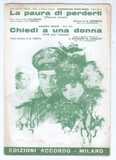 Spartito DOMENICO MODUGNO La paura di perderti SANDIE SHAW Chiedi a una donna 67