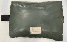 Vintage British Army Large Stretcher Bed Foam Pillow PVC Camping Military