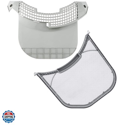 2026 UPGRADED】2pcs Dryer Lint Filter Screen Housing Guide Cover with Lint Fil...