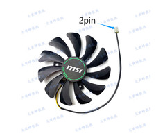 1PC 85mm For Graphics Card Cooling Fan 2pin GeForce GTX 1650 AERO ITX 4G OC