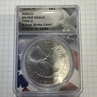 2021-W Type II Type 2 1oz .999 Silver American Eagle - First Strike - ANACS SP70