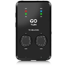 TC-Helicon GO TWIN High-Definition 2 Channel Audio/MIDI Interface for Mobile