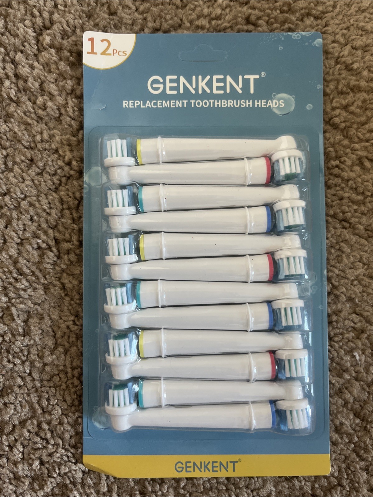 12 Replacement Heads Refill 7000/Pro 1000/9600/500/3000 Compatible With Oral B