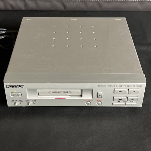 Sony TC-TX333 Stereo Cassette Deck Hi-Fi Separate Tape Player Recorder - Picture 6 of 8