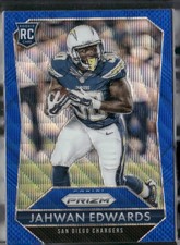 2015 Panini Prizm - Rookies Jahwan Edwards #290 Blue Wave Prizm /150 (RC)