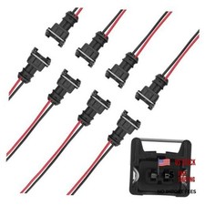 8PCS Fuel Injector Connector,Fuel Injector Wiring Harness Compatible with Any