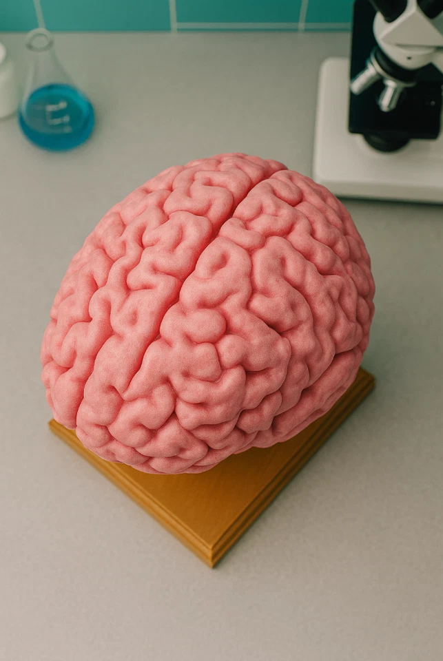 Modelo de cerebro humano a escala 1:1 de resonancia magnética - Modelo de réplica anatómica de calidad A+ Foto 2 de 4