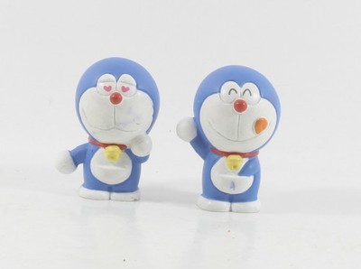 Doraemon == 2 x Figuren aus TV Cartoon Comansi 2012