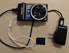 Samsung WB250F 14.2MP Digital Camera Wi-Fi Touch Screen With Charger Memory Card