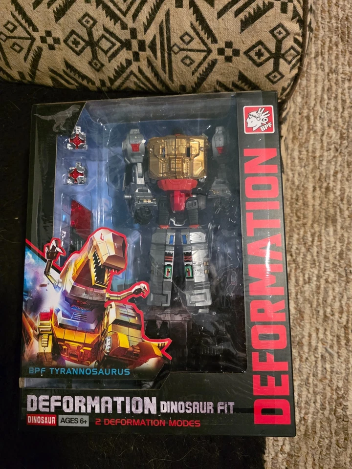 Deformation Dinobots Combiner 5 in 1 Action Toy - Volcanicus, Lot Dinobot - Image 2 of 4