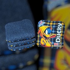 ACO Stamped - DUCKY - Cornhole Bags - SET OF 4 BAGS