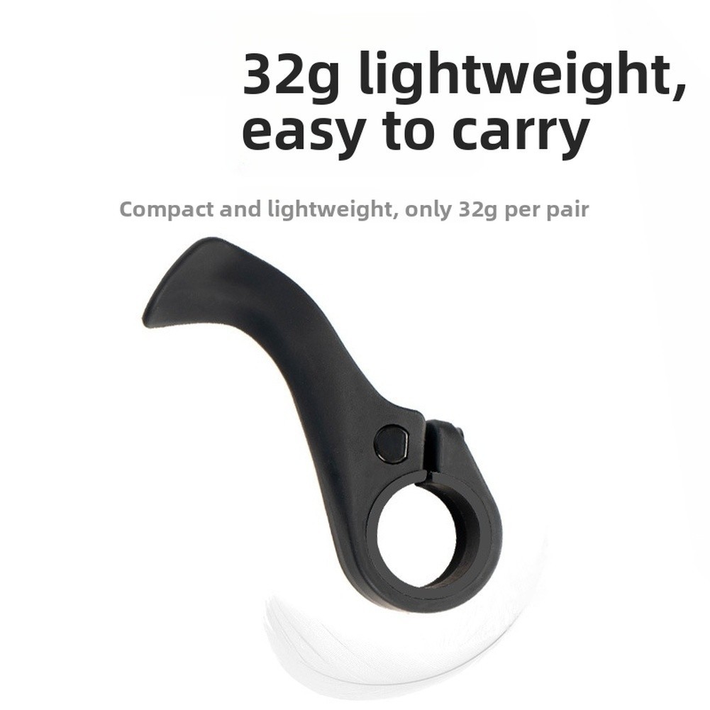 Mountain bike secondo manico maniglie pollice nylon 9,5 x 3,2 x 3 cm nero foto 3