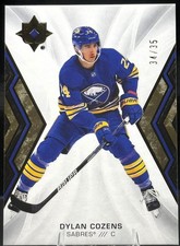 Dylan Cozens 2021-22 Upper Deck Ultimate Collection #24 Gold 34/35 - Buffalo!