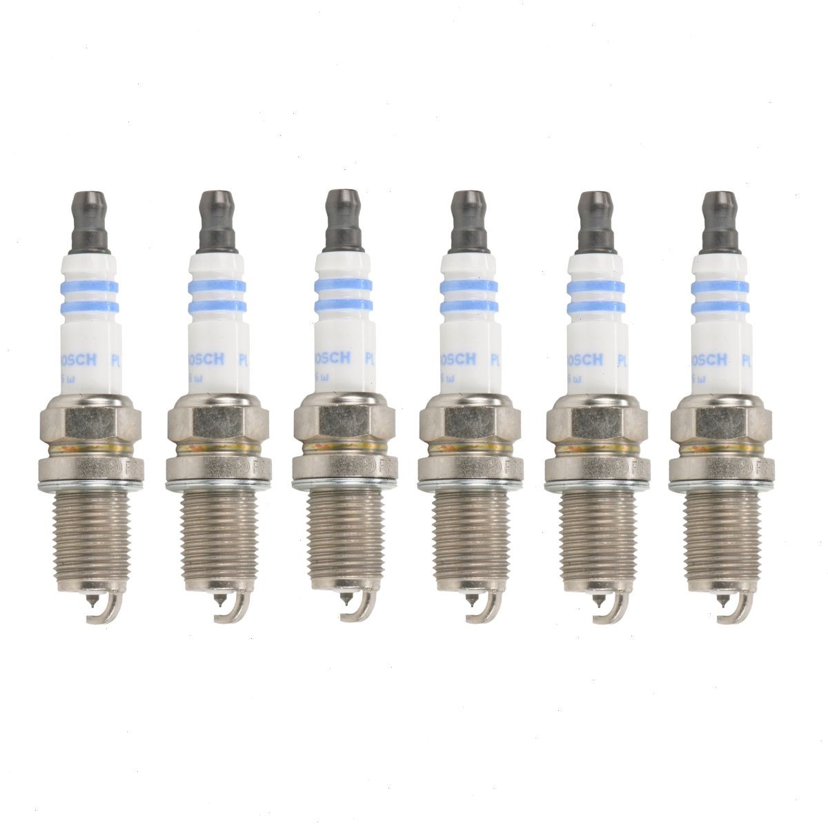 6 pc Bosch Platinum Spark Plugs for 1999-2004 Nissan Frontier 3.3L V6 lw