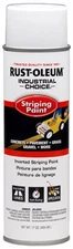 Rust-Oleum 1691838 White Flat/Matte Inverted Striping Paint 18 oz. (12-pack)