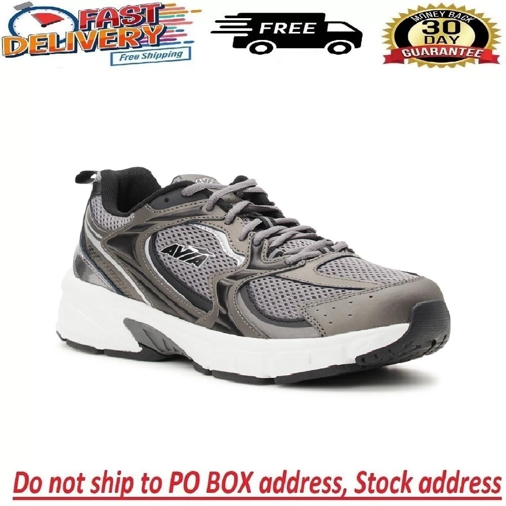 Avia Men's 5000 Athletic Performance Running Shoes Gray Medium Width Size 8-13