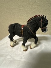 Vintage Grey Clydesdale Stallion