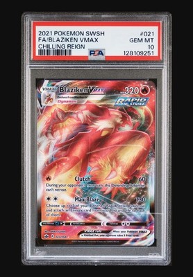 Blaziken VMAX 021/198 Swsh06: Sword & Shield - Chilling Reign Holo