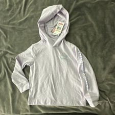 Vineyard Vines Edgartown Hoodie 2T Lavender Logo Sleeve Spellout Whale Graphic