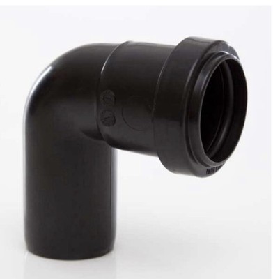 Restposten 16 x POLYPIPE WP23B 32MM PUSH FIT Muffe/Zapfen BOGEN 90 Grad BOGEN
