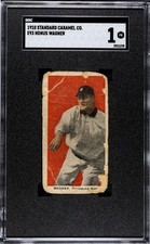 1910 E93 Standard Caramel Honus Wagner SGC 1 PR