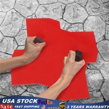 FLOWER RUBBER Concrete Stamp Stone Texture Mat Imprint Printing Cement Sidewalk