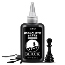 Black Epoxy Resin Pigment Paste - 4.5Oz Concentrated Black Resin Dye Paste for D