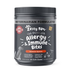Zesty Paws Dog Vet Strength Allergy  Immune, Fish Oil  Immune Blend, 90 Count