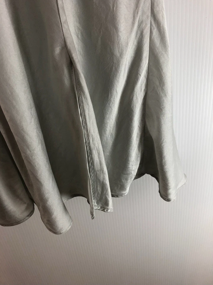 Camisón Vintage Victoria’s Secret 100% Seda Chemise Slip Talla L Pálido Verde Como Nuevo Foto 4 de 4