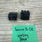 Technics SL-D2 Turntable Parts - Hinges For Dust Cover (two)