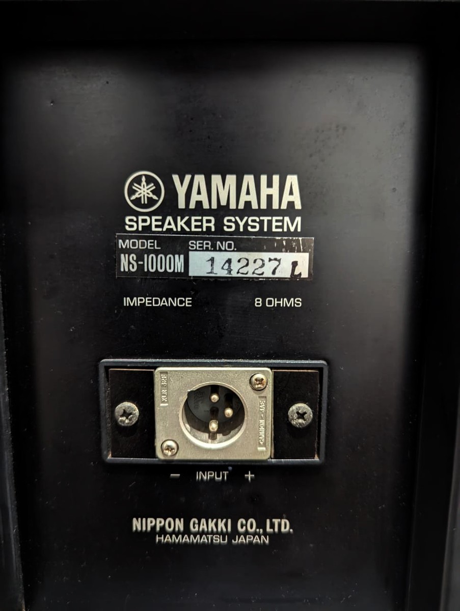 Yamaha NS-1000M Studio Monitor Speakers Pair Vintage Japan
