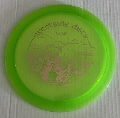 Westside Discs VIP Ice First Run Bear Fairway Driver Green
