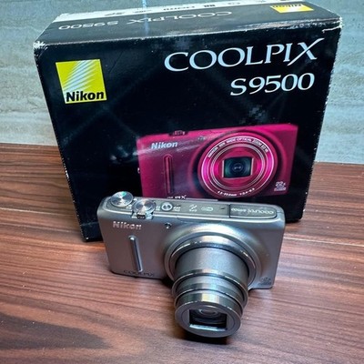 Nikon COOLPIX S9500 Silver 5319 From Japan