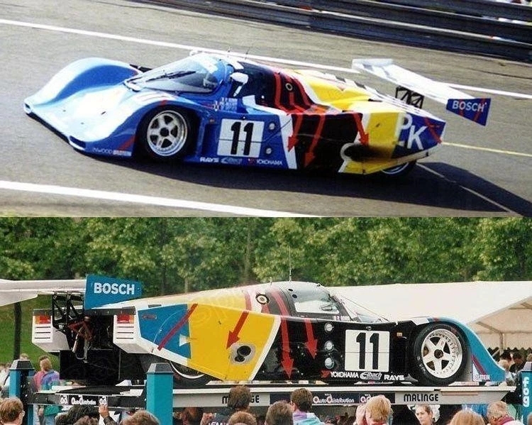Kit Porsche 962 CK6 n° 11 Art Car P. Klasen Le Mans 1990 Starter 1/43 - Photo 2/4