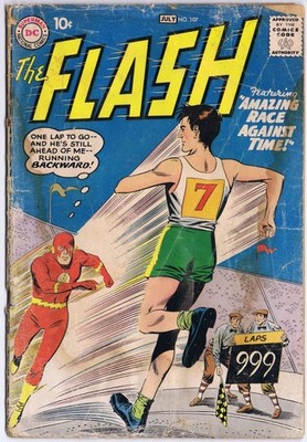 FLASH # 107 US DC Comic 1959
