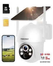 4G LTE Cellular Security Camera Includes 64GB Memory Card & SIM 4G Cam
