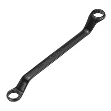 45 Degree Offset Box End Wrench 17 x 19mm Metric 12 Point Double End Black
