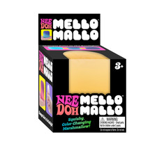 Nee Doh Mallo Squishy Stress Fidget Color Changing Marshmallow Peach HTF