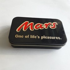 Seltene, &auml;ltere Blechdose mit Klappdeckel "Mars One life's pleasures" ca. 1980