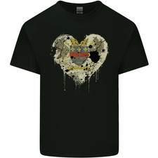 Camiseta de fútbol americano Love Flag Saint Barthelemy para hombre de algodón ligero