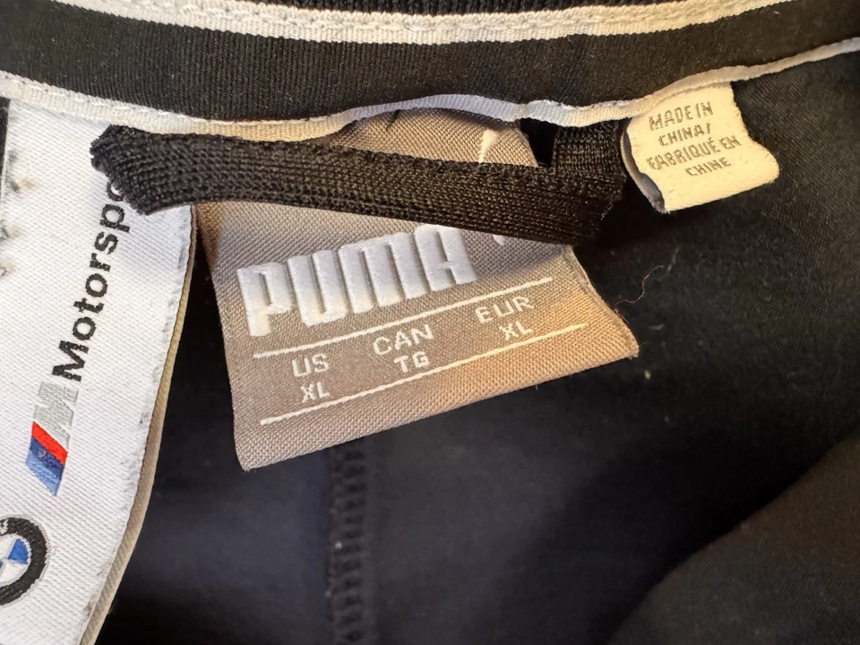 Chaqueta de pista Puma BMW M Motorsport negra cremallera completa para hombre talla XL Foto 2 de 4