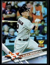 2017 Topps #341 Alex Bregman Rainbow Foil Astros Cubs Rookie Card. rookie card picture